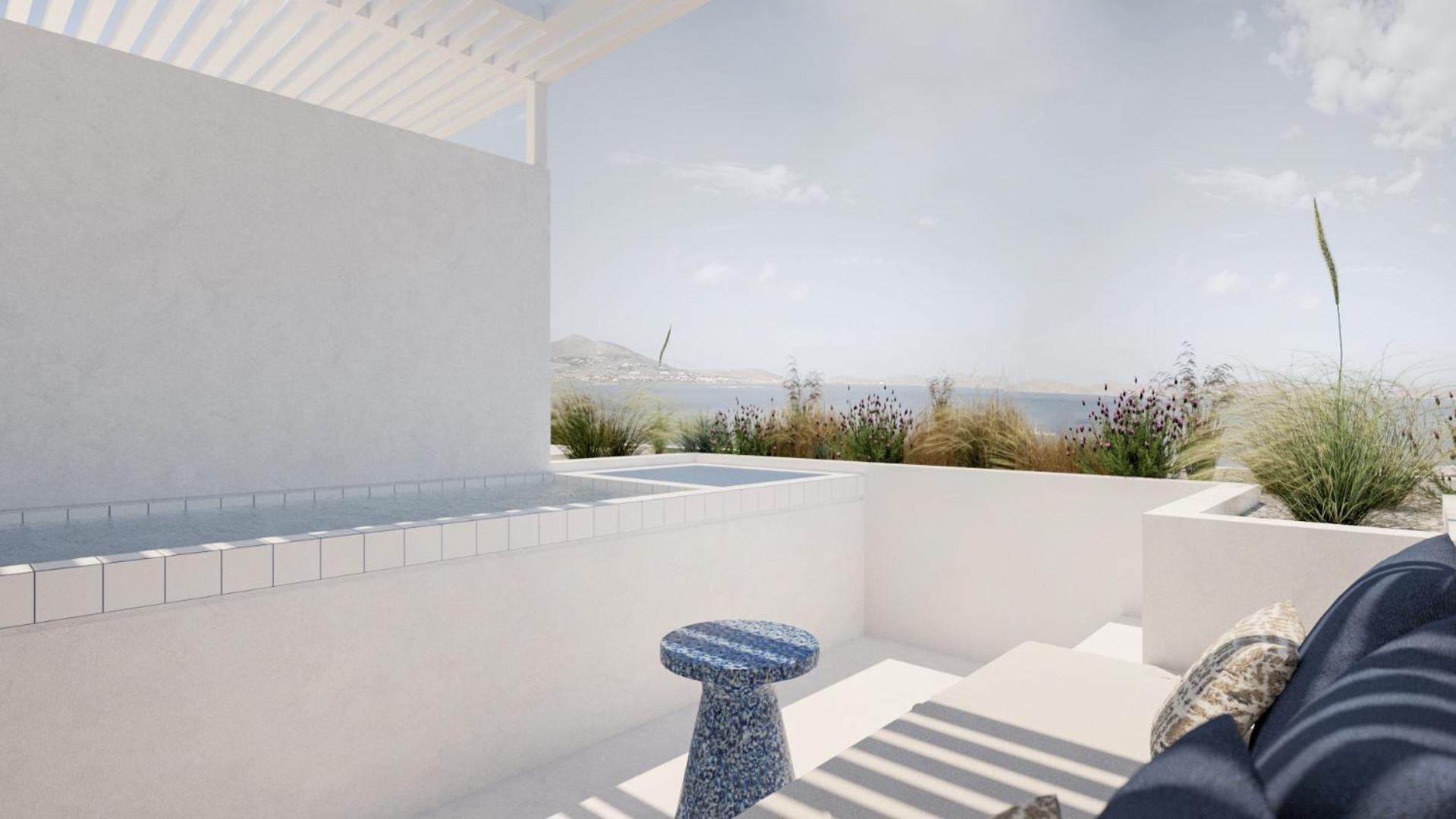 ホテル Aegean Colors Paros ナウサ エクステリア 写真
